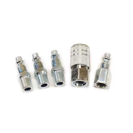 Primefit 5-PCS Steel Quick Coupler Set IK1015S-5